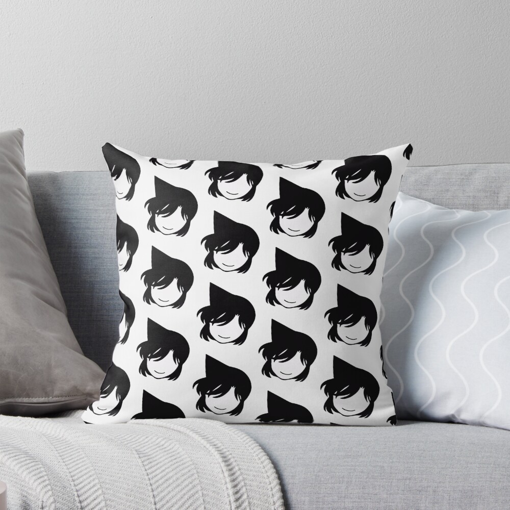 Mori Ran Decal Throw Pillow