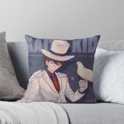Kaito Kid Vintage Throw Pillow