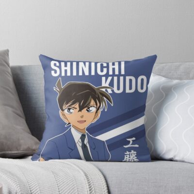Shinichi Kudo Detective Conan Throw Pillow