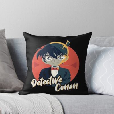 Man In Tie Conan Throw Pillow